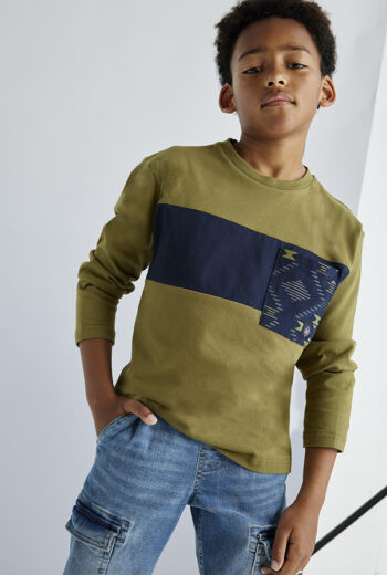 Μπλούζα Mayoral 7084 Χακί